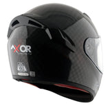 AXOR RAGE CARBON FIBER BIG CHECKS GLOSS FULL FACE HELMET