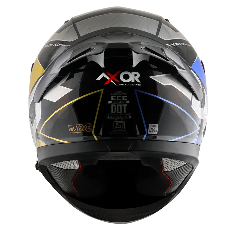 Axor Apex Chrometech Full Face Helmet