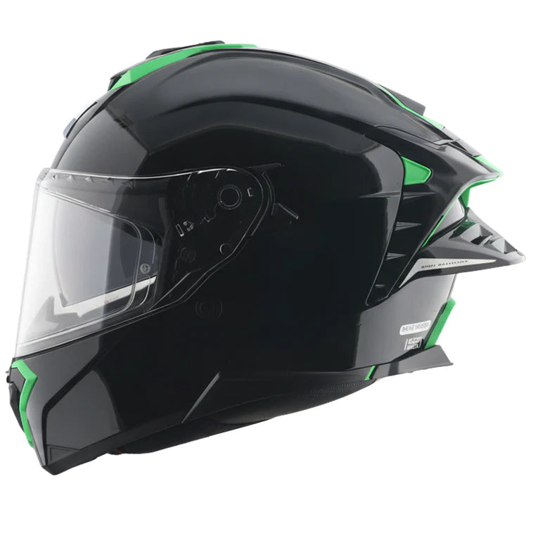 AXOR BRUTALE CORSA DUAL SPOILER FULL FACE HELMET