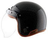 AXOR JET CARBON FIBER OPEN FACE HELMET