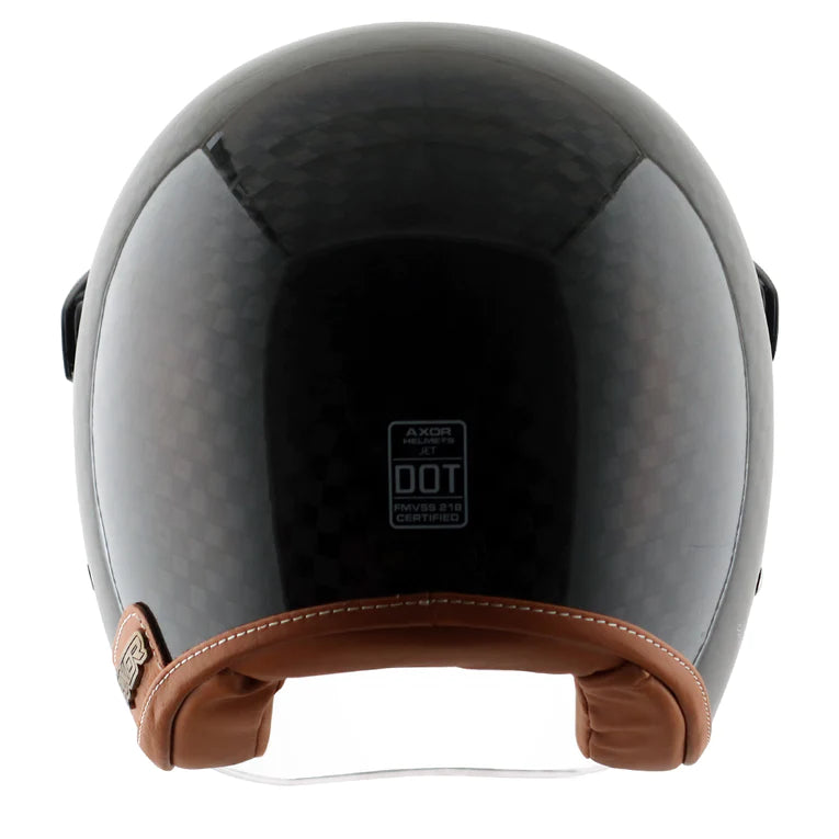 AXOR JET CARBON FIBER OPEN FACE HELMET