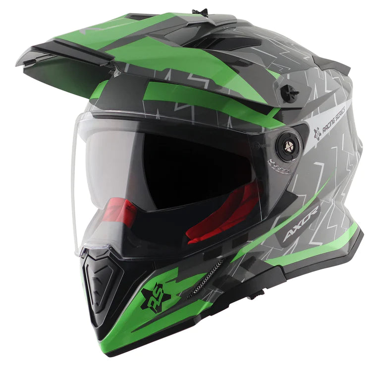 AXOR X-CROSS FLASH DUAL SPORT HELMET