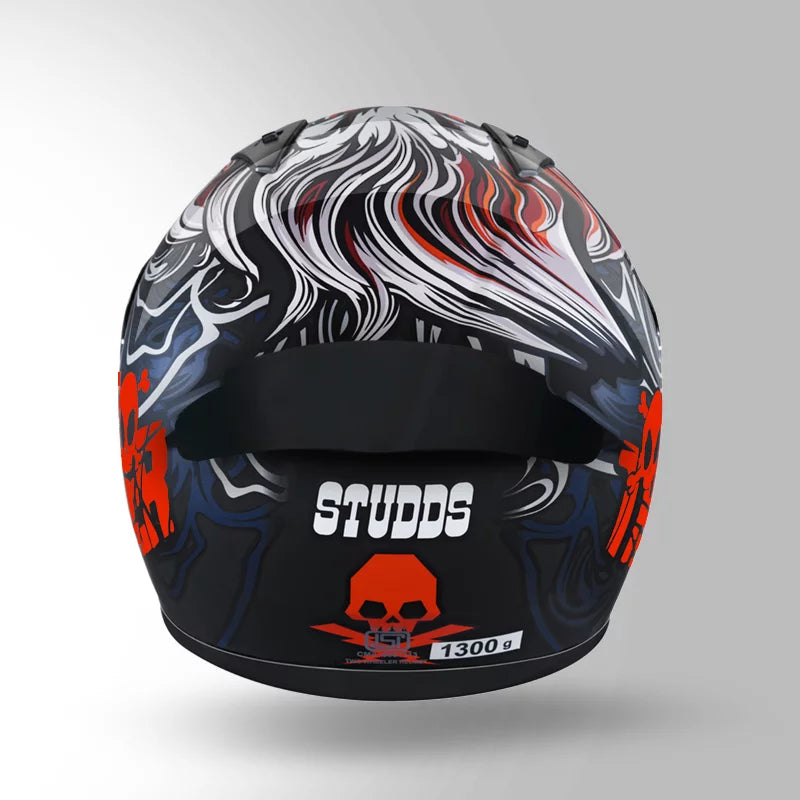 STUDDS THUNDER D9 DECOR FULL FACE HELMET