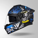 STUDDS DRIFTER BATMAN EDITION FULL FACE HELMET