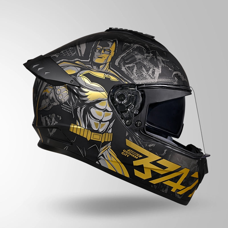 STUDDS DRIFTER BATMAN EDITION FULL FACE HELMET
