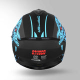 STUDDS DRIFTER D2 DECOR FULL FACE HELMET