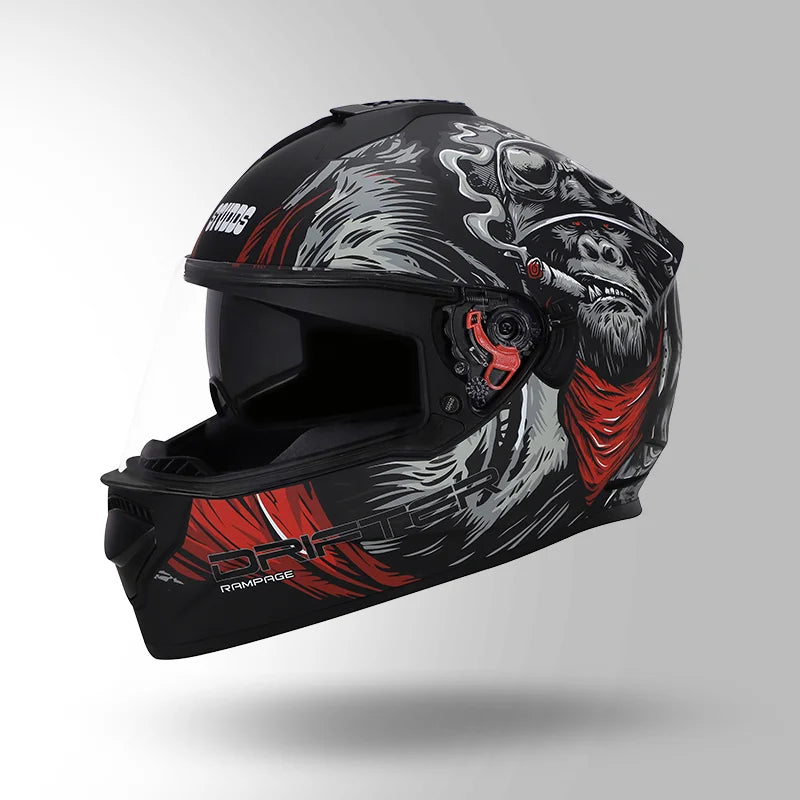 STUDDS DRIFTER D3 DECOR FULL FACE HELMET