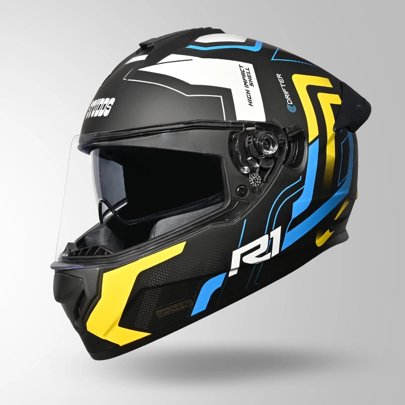 STUDDS DRIFTER D4 (R1) DECOR FULL FACE HELMET