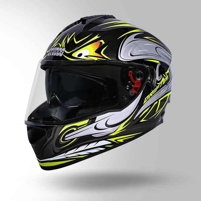 STUDDS DRIFTER D4 DECOR FULL FACE HELMET