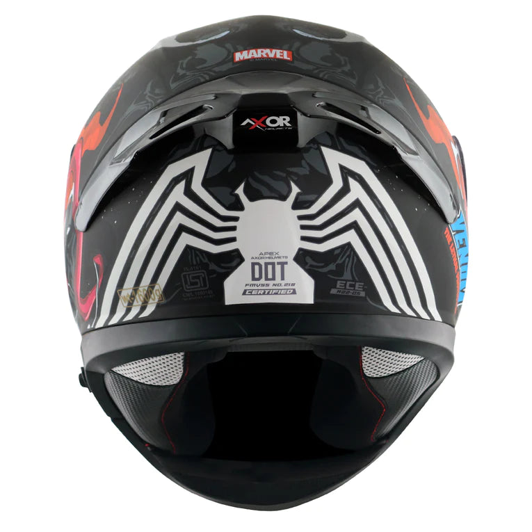 Axor Apex Marvel Venom Full Face Helmet