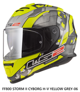 LS2 FF800 STORM II CYBORG HELMET