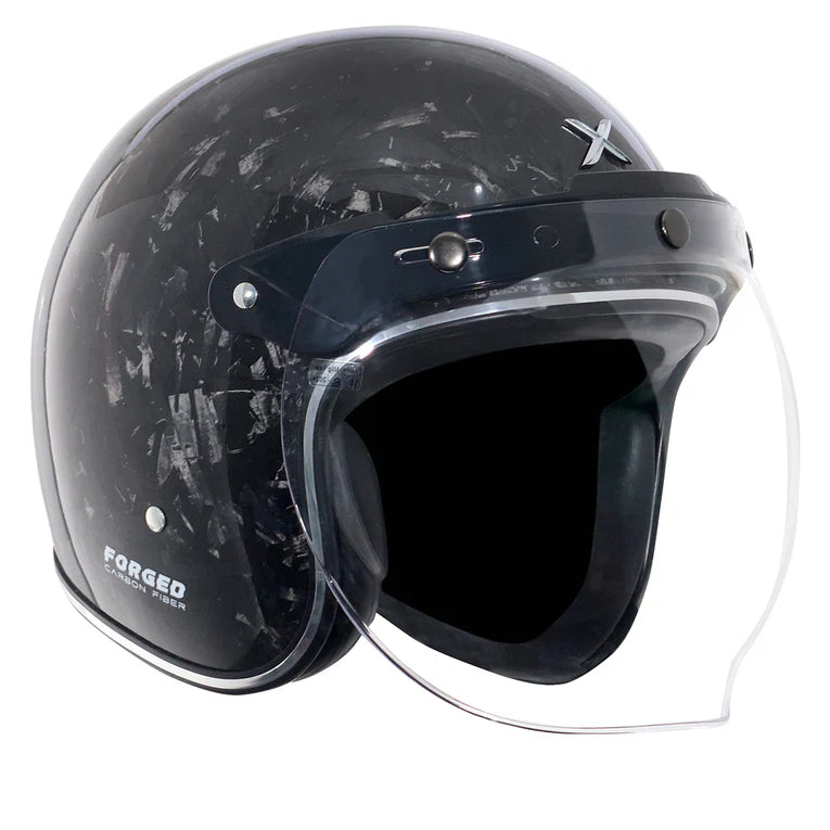 AXOR JET FORGED CARBON OPEN FACE HELMET