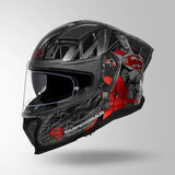 STUDDS HELIOS SUPERMAN EDITION FULL FACE HELMET