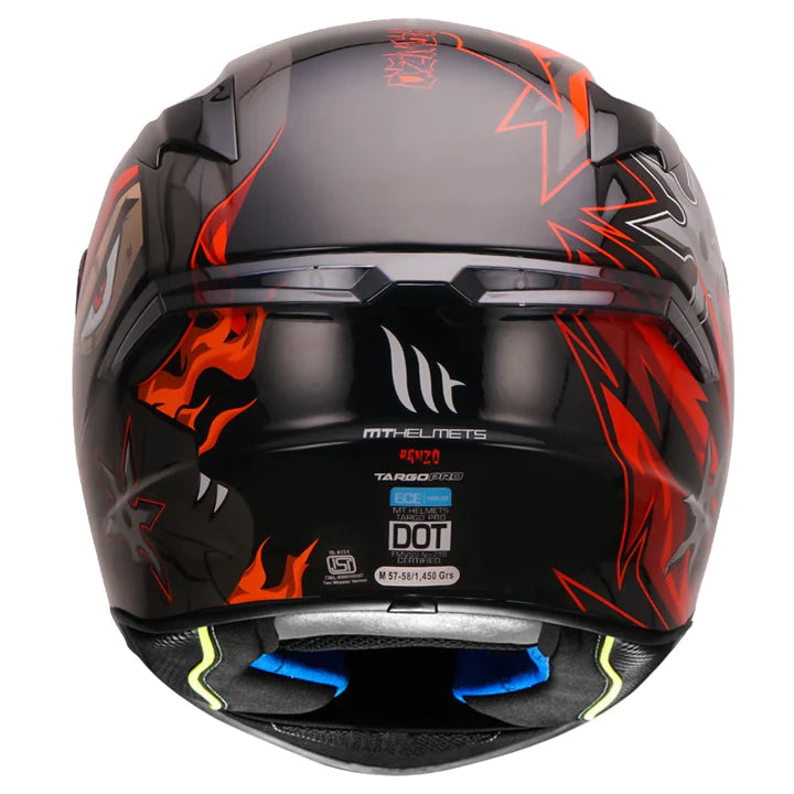 MT TARGO HANZO FULL FACE  HELMET