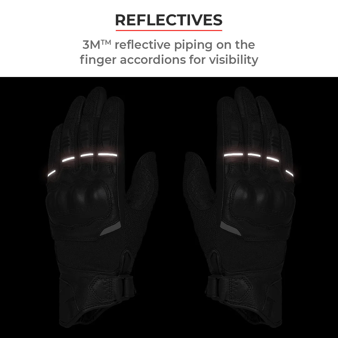 VIATERRA HOLESHOT – SHORT MOTORCYCLE RIDING GLOVES