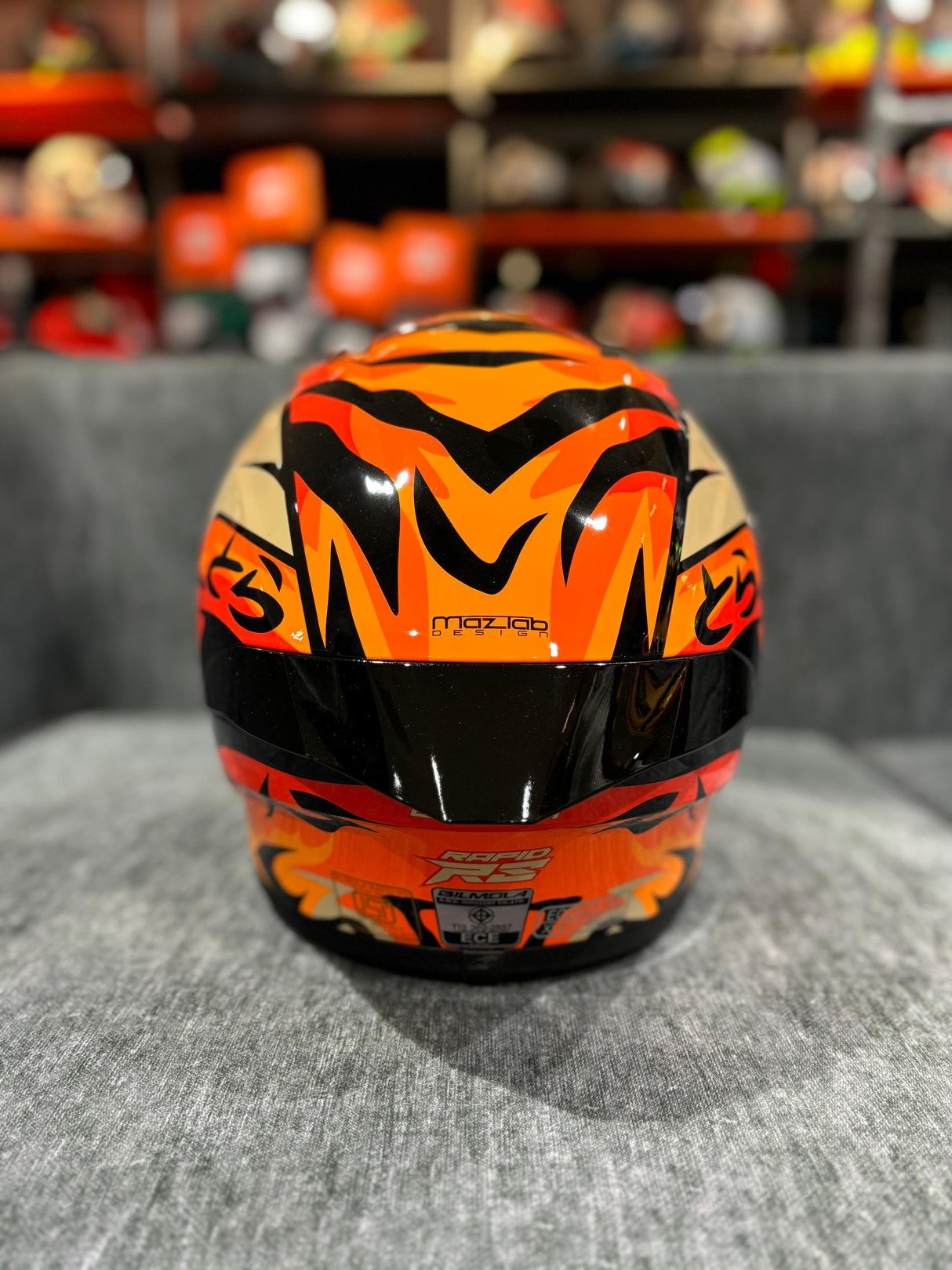 BILMOLA RAPID RS - FULL FACE HELMET - TORA TIGER