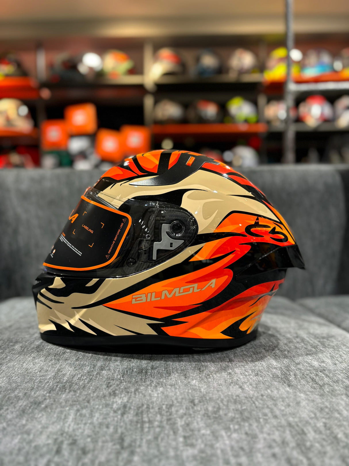 BILMOLA RAPID RS - FULL FACE HELMET - TORA TIGER