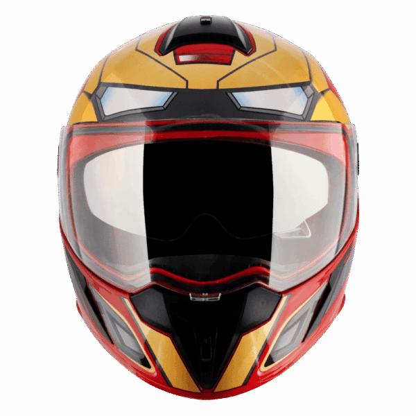 VEGA MARVEL IRON MAN FULL FACE HELMET