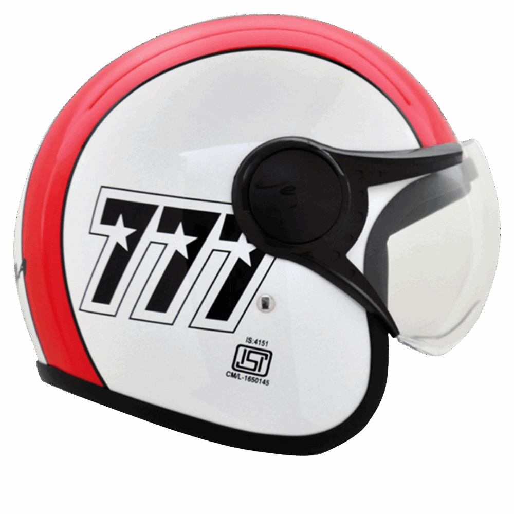 VEGA JET 777 W/VISOR OPEN FACE HELMET