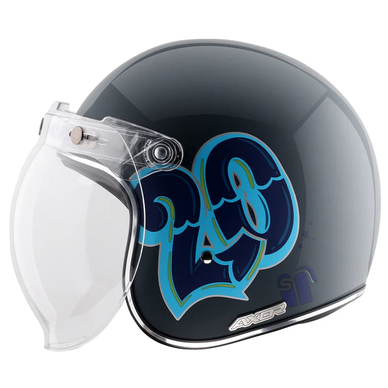 AXOR RETRO JET SPORTZ C13 OPEN FACE HELMET