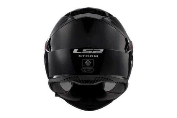 LS2 FF800 STORM II SOLID GLOSS BLACK HELMET