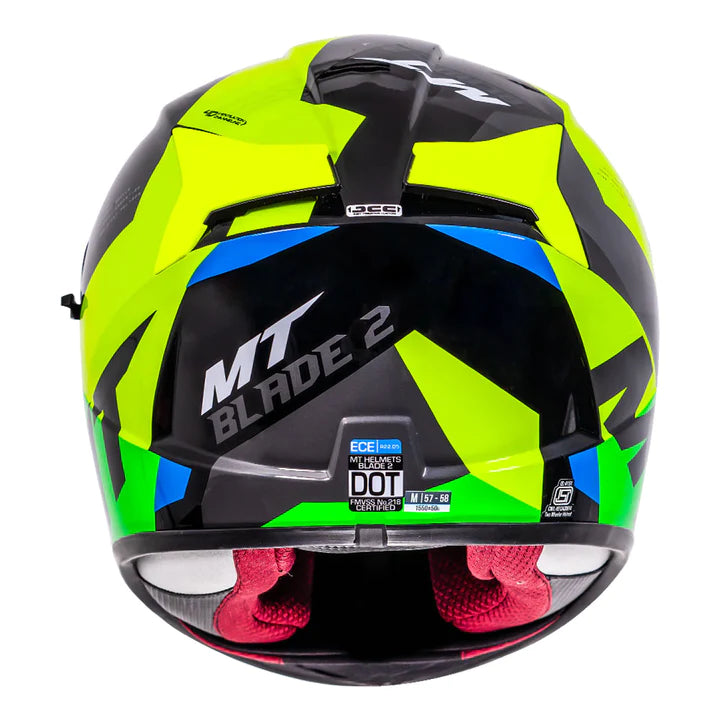 MT BLADE 2SV FADE FULL FACE HELMET