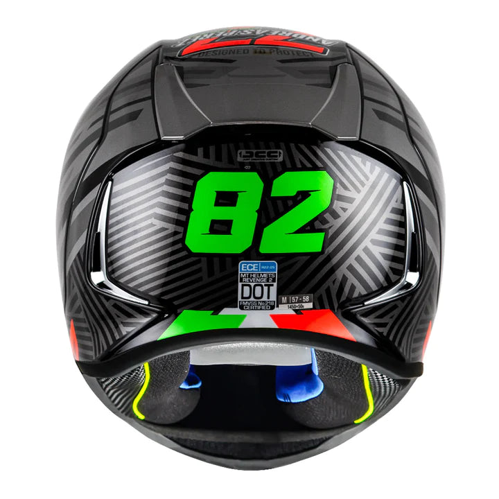 MT REVENGE 2 BRUSH  FULL FACE HELMET