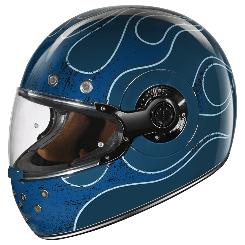 SMK RETRO INFERNO FULL FACE HELMET