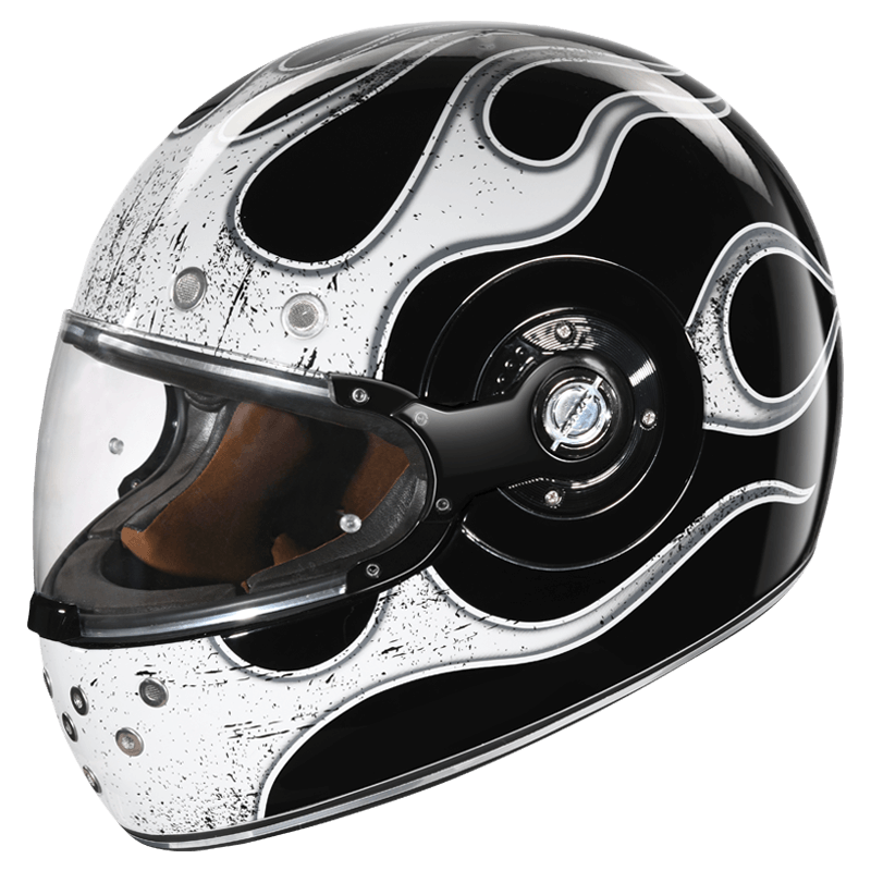 SMK RETRO INFERNO FULL FACE HELMET