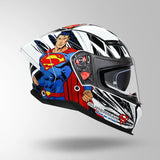 STUDDS HELIOS SUPERMAN EDITION FULL FACE HELMET