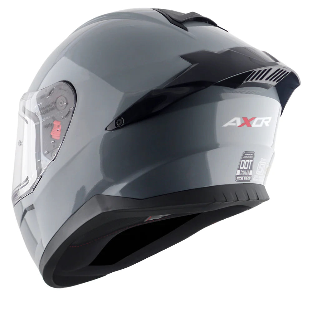 AXOR SABER SINGLE COLORS FULL FACE HELMET