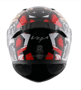 VEGA BOLT CROWN MEN FULL FACE HELMET