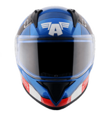 VEGA BOLT MARVEL CAPTAIN AMERICA FULL FACE HELMET
