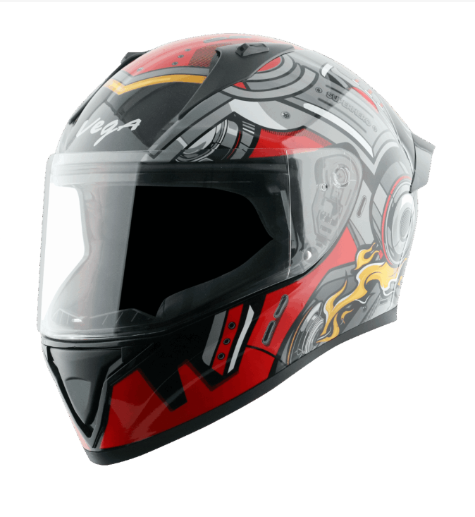 VEGA BOLT SUPERHERO FULL FACE HELMET