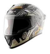 VEGA BOLT SUPERHERO FULL FACE HELMET