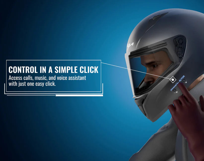 VEGA  BOLT BLUETOOTH SMART  FULL FACE HELMET