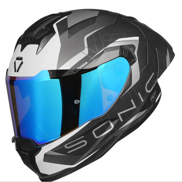 KORDA SONIC GP ROADLION FULL FACE HELMET
