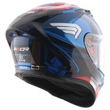 AXOR STREET MARVEL CAPTAIN AMERICA FULL FACE HELMET