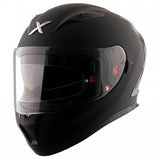 STREET SOLID BLACK  FULL FACE HELMET