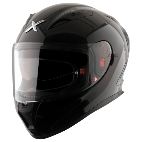 STREET SOLID BLACK  FULL FACE HELMET