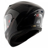 STREET SOLID BLACK  FULL FACE HELMET