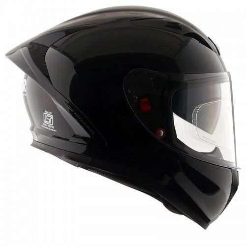 STREET SOLID BLACK  FULL FACE HELMET