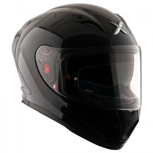 STREET SOLID BLACK  FULL FACE HELMET