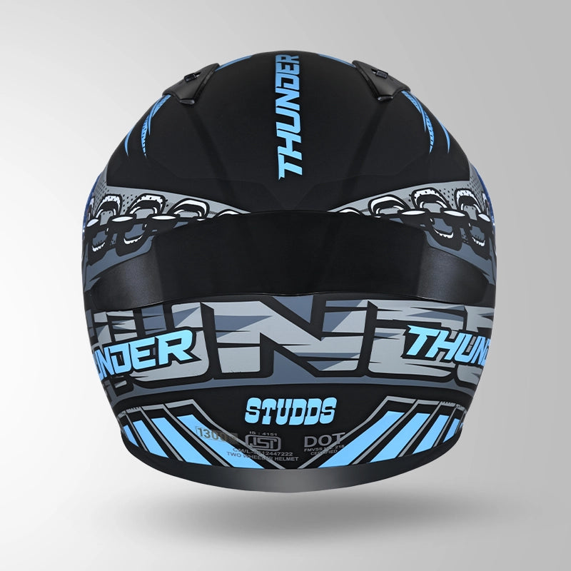 STUDDS THUNDER D5 DECOR FULL FACE HELMET