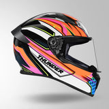 STUDDS THUNDER D8 DECOR FULL FACE HELMET