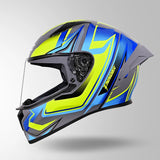 STUDDS THUNDER D9 FLASH DECOR FULL FACE HELMET