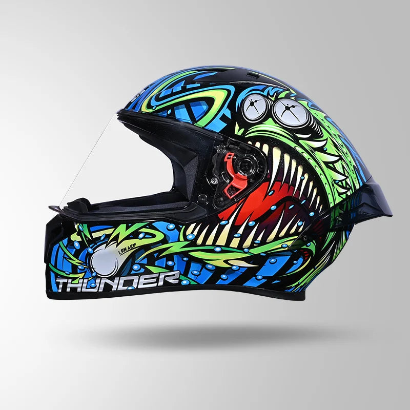 STUDDS THUNDER D12 ANGLERFISH DECOR HELMET