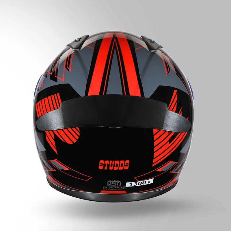 STUDDS THUNDER D3 DECOR FULL FACE HELMET