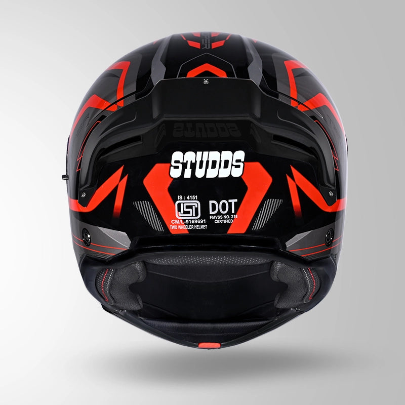 STUDDS TROOPER D3 DECOR FULL FACE HELMET