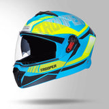 STUDDS TROOPER  D1  DECOR FULL FACE HELMET
